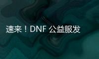 速来！DNF 公益服发布，畅享别样格斗盛宴